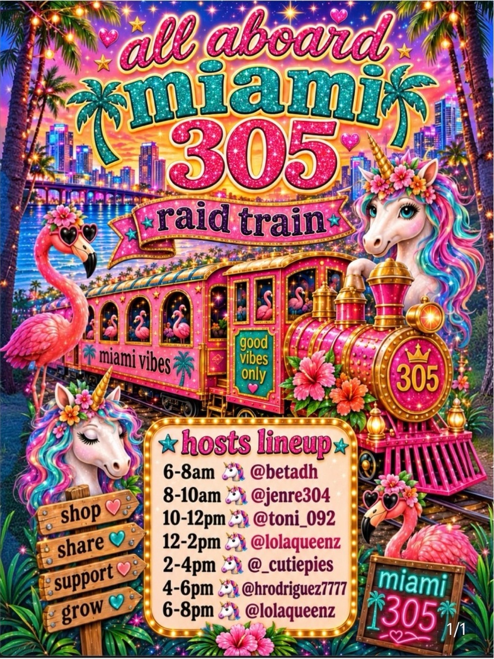 ✨🥳📢305 Miami Party Bus Train ✨🥳🍾😱
